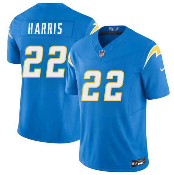 Men & Women & Youth Los Angeles Chargers #22 Najee Harris Blue 2025 F.U.S.E. Vapor Limited Stitched Jersey,We sell and wholesale Men & Women & Youth Los Angeles Chargers #22 Najee Harris Blue 2025 F.U.S.E. Vapor Limited Stitched Jersey on line form chian!